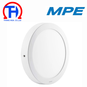 LED PANEL ỐP NỔI NHỰA, MẶT TRÒN 12W ÁNH SÁNG VÀNG SRPL2-12V