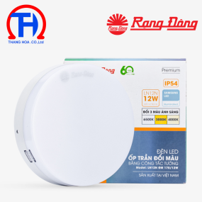 Đèn LED ốp trần tròn LN12N đế nhựa 170/12W