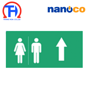 Hình chỉ hướng cho đèn Exit (toilet, lên) Nanoco NEXF-TU