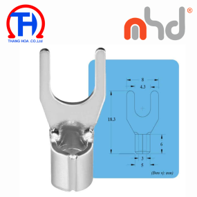 Đầu cốt chĩa không cách điện MHD SNB3.5-4