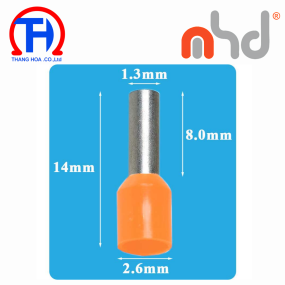 Đầu cốt MHD E 0508 Orange