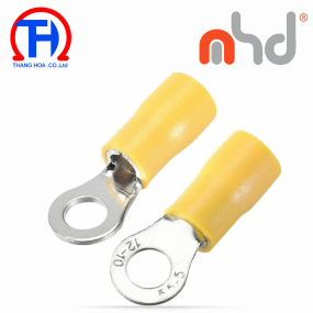 RV5.5-5 Yellow | Đầu cos tròn phủ nhựa màu vàng MHD