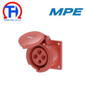 Ổ cắm công nghiệp gắn âm 3P+E 32A IP44 MPN2-324