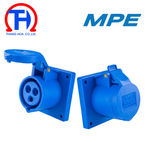 Ổ cắm cố định gắn âm 2P+E 16A IP44 MPN-313