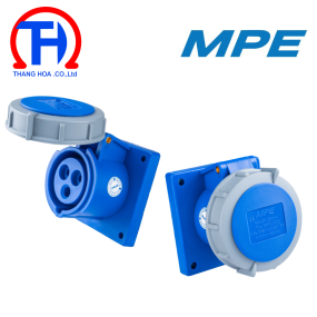 Ổ cắm cố định gắn âm 2P+E 16A IP67 MPN-3132