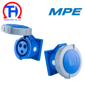 Ổ cắm cố định gắn âm 2P+E 32A IP67 MPN-3232