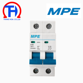 Cầu dao tự động MCB 2 cực, 16A, 6kA MP6-C216