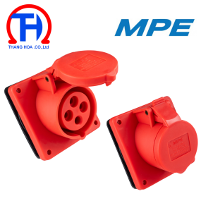 Ổ cắm cố định loại xéo 3P+E 16A IP44 MPN-414