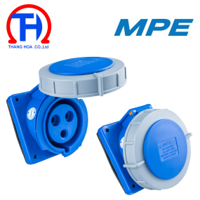 Ổ cắm cố định loại xéo 2P+E 32A IP67 MPN-4232