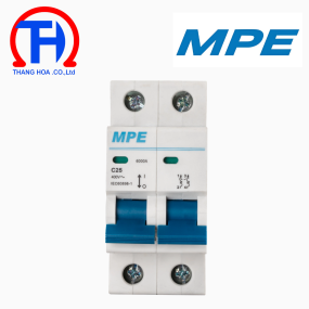Cầu dao tự động MCB 2 cực, 25A, 6kA MP6-C225