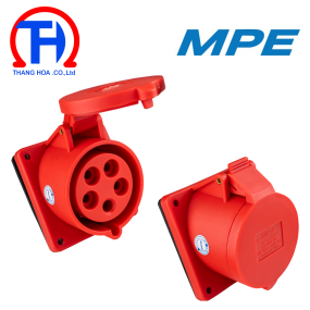 Ổ cắm cố định loại xéo 3P+N+E 32A IP44 MPN-425