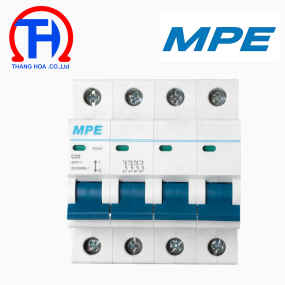 Cầu dao tự động MCB  4 cực, 25A, 6kA MP6-C425