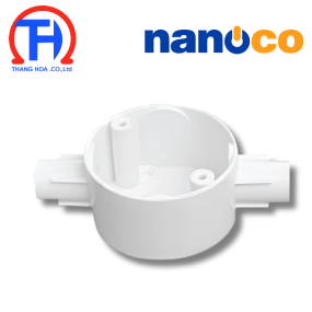Hộp nối tròn 2 ngã Ø 16mm Nanoco NPA66161