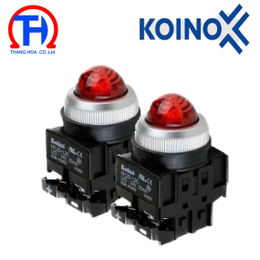 Đèn báo phi 30 KOINO KPL30W-L3C-R màu đỏ