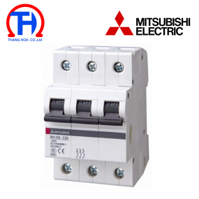 MCB Mitsubishi BH-D6 3P 25A C N 6kA 