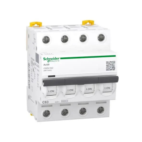 Cầu dao tự động iC60N 4P 10A Schneider (A9F744210)