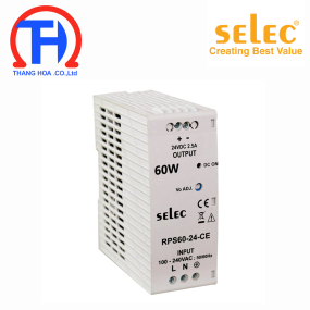 Bộ nguồn 24VDC, Công suất 60W  RPS60-24 Selec