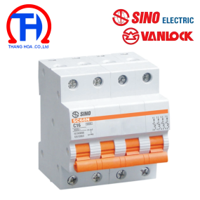 Cầu dao tự động 4P - 6A - 4.5kA Sino SC45N/C4006