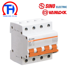 Cầu dao tự động 4P - 25A - 4.5kA Sino SC45N/C4025