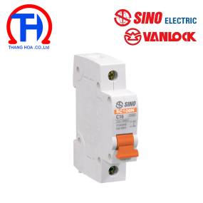 Cầu dao tự động 1P - 50A - 6kA Sino SC108N/C1050