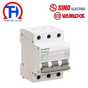 Cầu dao tự động  3P - 10A - 4.5kA Sino PS45N/C3010 