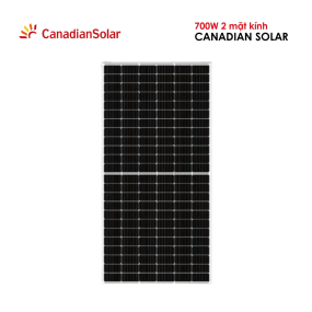 TẤM PIN NĂNG LƯỢNG MẶT TRỜI Canadian Solar 700W 2 MẶT KÍNH